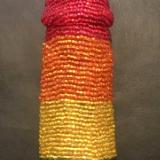 Rainbow Beaded Phallus