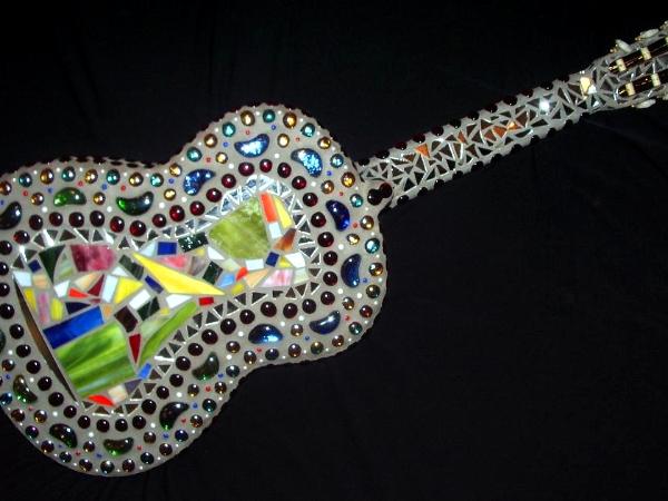 Mosaic Guitar Back