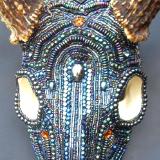 AB Beaded Deer Skull Front