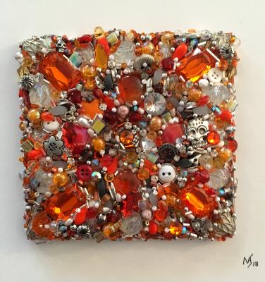 Untitled Orange Square - Unframed Untitled Orange Square - Unframed