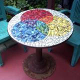 Rainbow Garden Table - Sold