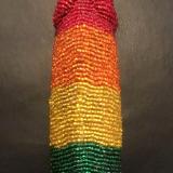 Rainbow Beaded Phallus - Bottom